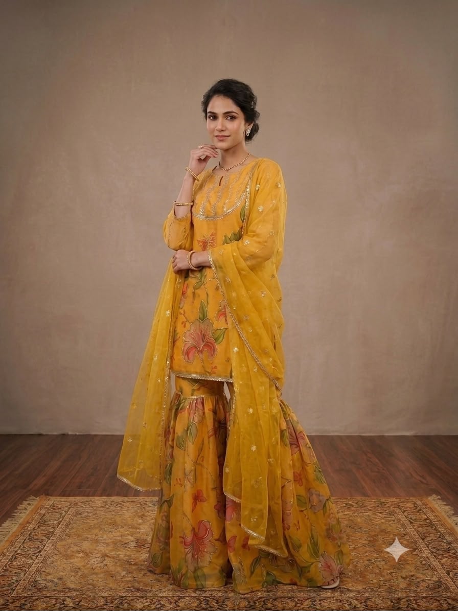 LG 2129 Yellow Soft Organza Salwar Suit with Embroidery Work & Cut Work. Available at ₹2499 only. Delivery 4-6 Working Days. Shop now. | Jump Suits, Salwar suit, Casual Suits, Creative suits, Designer Suits, Palazzo Suits, Party Wear Suits, Patiala Suits, Straight Suits