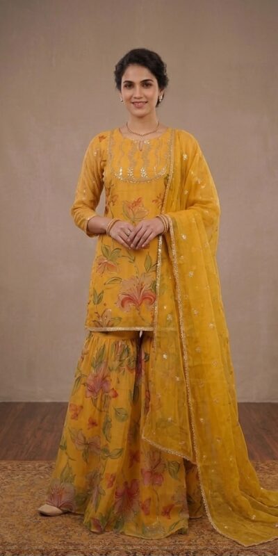 LG 2129 Yellow Soft Organza Salwar Suit with Embroidery Work & Cut Work. Available at ₹2499 only. Delivery 4-6 Working Days. Shop now. | Jump Suits, Salwar suit, Casual Suits, Creative suits, Designer Suits, Palazzo Suits, Party Wear Suits, Patiala Suits, Straight Suits