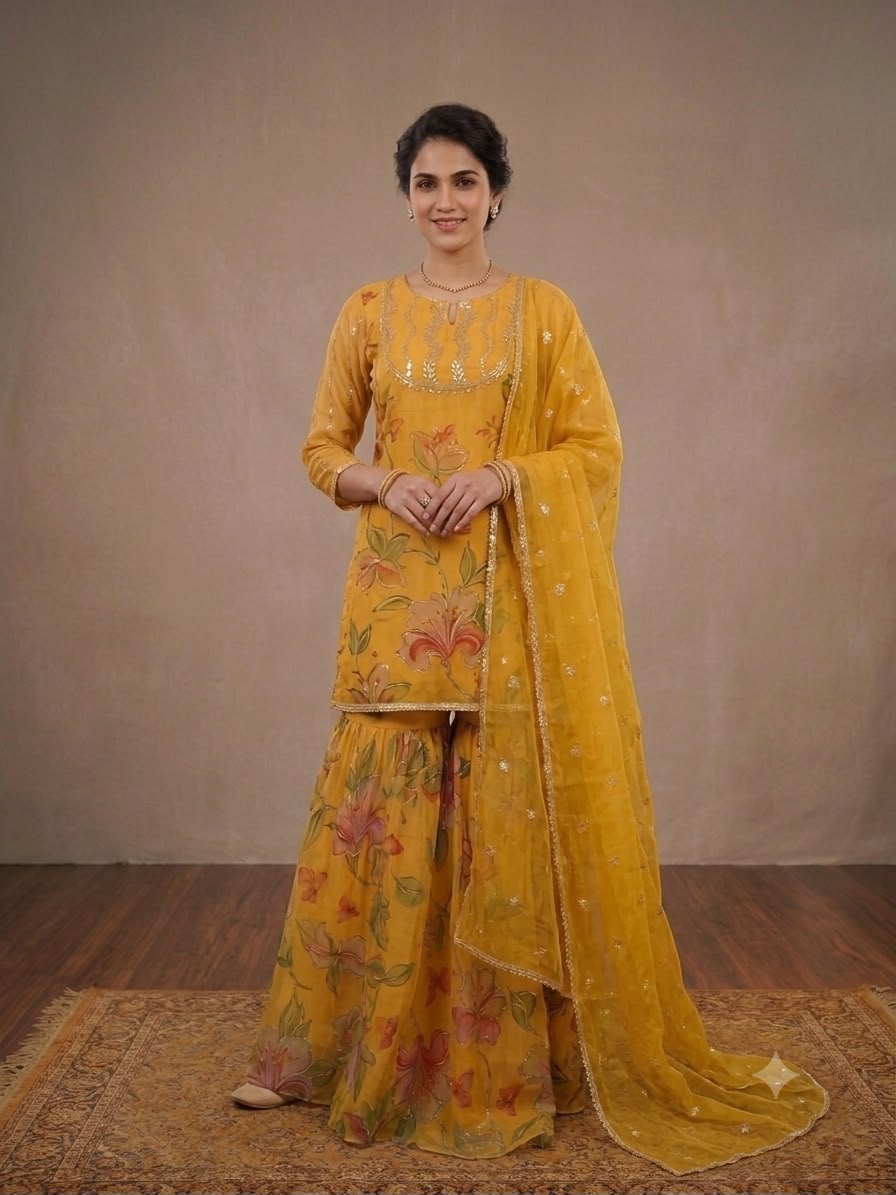LG 2129 Yellow Soft Organza Salwar Suit with Embroidery Work & Cut Work. Available at ₹2499 only. Delivery 4-6 Working Days. Shop now. | Jump Suits, Salwar suit, Casual Suits, Creative suits, Designer Suits, Palazzo Suits, Party Wear Suits, Patiala Suits, Straight Suits