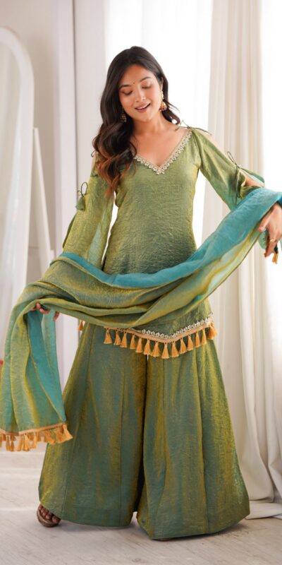 SRK 5357 Green Doremon Crush Salwar Suit Perfect for Wedding, Party, Traditional Day, Baisakhi, Karwa Chauth – . Exclusive Offer ₹2099. Delive | Jump Suits, Salwar suit, Casual Suits, Creative suits, Designer Suits, Palazzo Suits, Party Wear Suits, Patiala Suits, Straight Suits