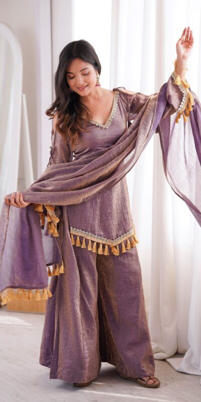 SRK 5357 Lavender Doremon Crush Salwar Suit Perfect for Wedding, Party, Traditional Day, Baisakhi, Karwa Chauth – . Exclusive Offer ₹2099. Delive | Jump Suits, Salwar suit, Casual Suits, Creative suits, Designer Suits, Palazzo Suits, Party Wear Suits, Patiala Suits, Straight Suits