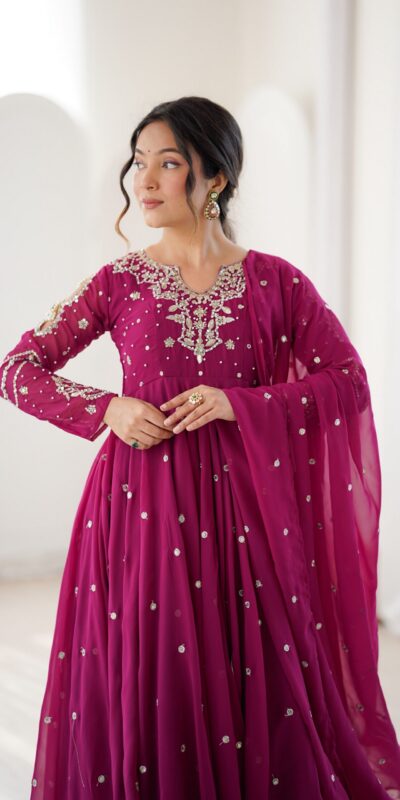 JF 056 Pink Faux Georgette Salwar Suit with Mirror Work & Embroidery Work. Get it for ₹2349. Delivery 4-6 Working Days. Shop now. | Jump Suits, Salwar suit, Casual Suits, Creative suits, Designer Suits, Palazzo Suits, Party Wear Suits, Patiala Suits, Straight Suits