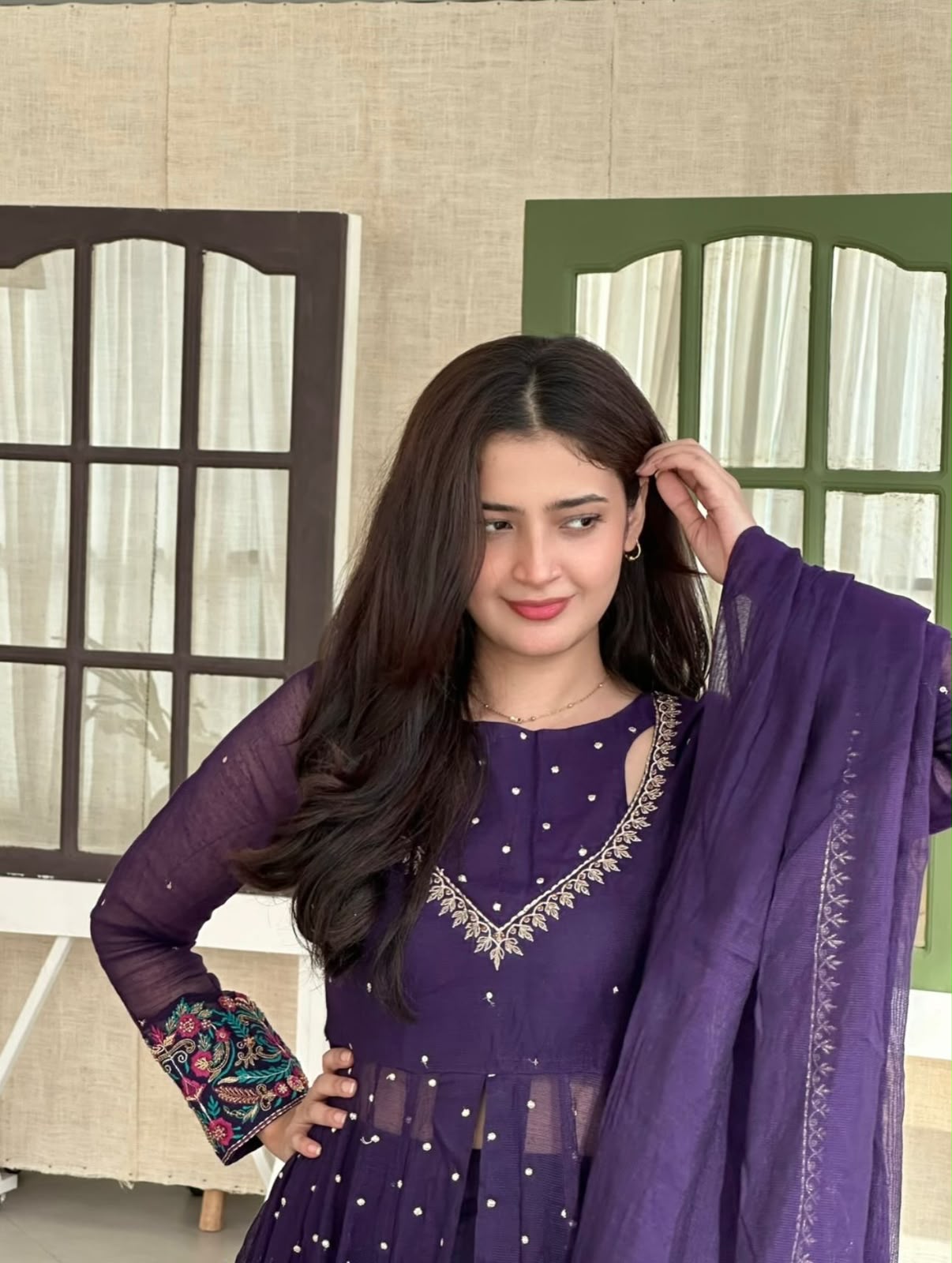 SR 1721 Purple l Faux Georgette Salwar Suit with Mirror Work & Embroidery Work. Get it for ₹2399. Delivery 4-6 Working Days. Shop now. | Jump Suits, Salwar suit, Casual Suits, Creative suits, Designer Suits, Palazzo Suits, Party Wear Suits, Patiala Suits, Straight Suits