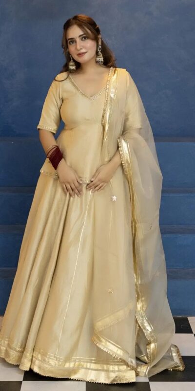 MF 541 Cream Vichitra Silk Salwar Suit with Embroidery Work. Wedding, Party, Festive, Events, Grab it for ₹2449. Delivery 4-6 Working Days. Shop now. | Jump Suits, Salwar suit, Casual Suits, Creative suits, Designer Suits, Palazzo Suits, Party Wear Suits, Patiala Suits, Straight Suits