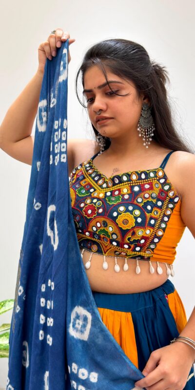 LG 657 Blue Color Rayon Embroidery Work & Cowrie Work Lehenga Choli . Grab it for ₹2449. Delivery 4-6 Working Days. Shop now. | Lehenga, Bollywood Lehenga, Creative Lehenga, Designer Lehenga, Embroidered Lehenga, Party Wear Lehenga