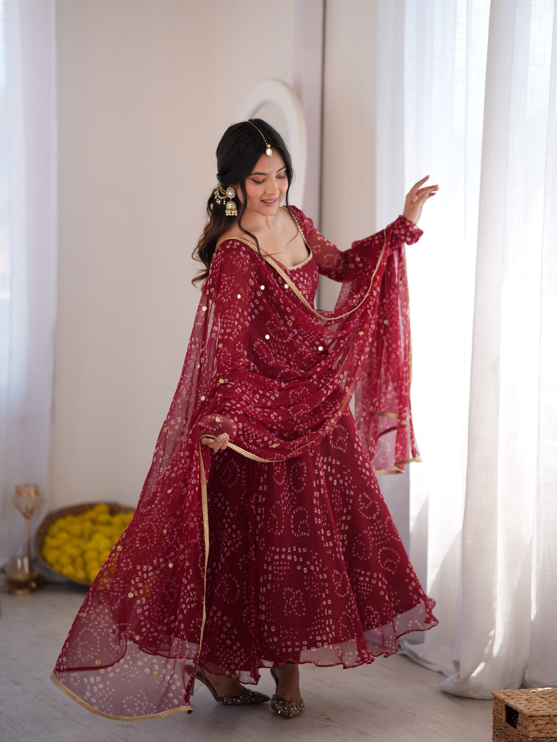 RTC 6063 Maroon Faux Georgette Salwar Suit with Mirror Work & Embroidery Work. Get it for ₹2149. Delivery 4-6 Working Days. Shop now. | Anarkali Suits, Bollywood Anarkali, Creative-Anarkali, Designer Anarkali, Embroidered Anarkali, Party Wear Anarkali