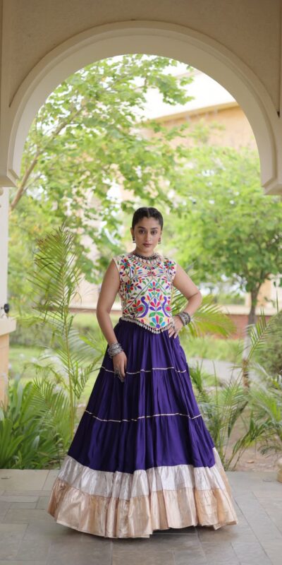 KA 5071 Purple Rayon Embroidery Work & Cowrie Work Lehenga Choli . Grab it for ₹2849. Delivery 4-6 Working Days. Shop now. | Lehenga, Bollywood Lehenga, Creative Lehenga, Designer Lehenga, Embroidered Lehenga, Party Wear Lehenga