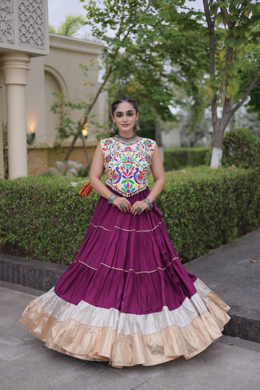 KA 5071 Wine Color Rayon Embroidery Work & Cowrie Work Lehenga Choli . Grab it for ₹2849. Delivery 4-6 Working Days. Shop now. | Lehenga, Bollywood Lehenga, Creative Lehenga, Designer Lehenga, Embroidered Lehenga, Party Wear Lehenga
