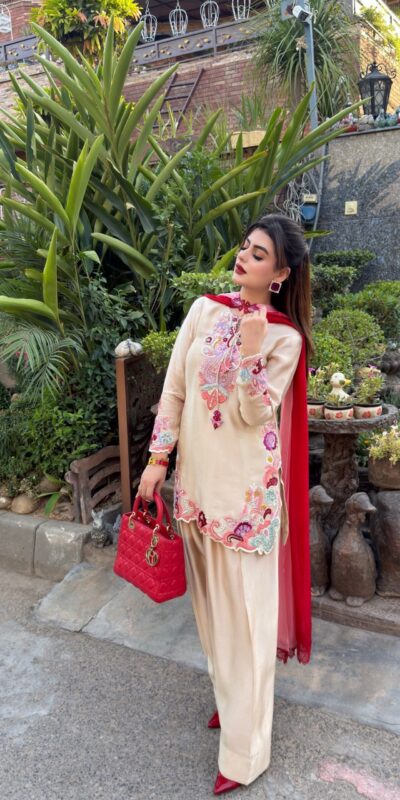 SR 1714 in Cream Embroidery Work Salwar Suit Natural Satin. Introductory Price ₹2149. Delivery 4-6 Working Days. Shop now. | Jump Suits, Salwar suit, Casual Suits, Creative suits, Designer Suits, Palazzo Suits, Party Wear Suits, Patiala Suits, Straight Suits