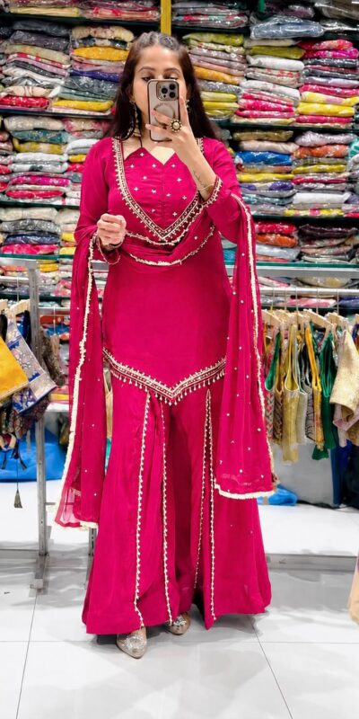 JF 054 Pink Color Roman Silk Salwar Suit with Embroidery Work. Available at ₹2399 only. Delivery 4-6 Working Days. Shop now. | Jump Suits, Salwar suit, Casual Suits, Creative suits, Designer Suits, Palazzo Suits, Party Wear Suits, Patiala Suits, Straight Suits