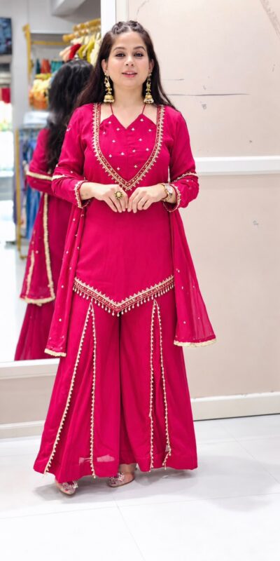 JF 054 Pink Color Roman Silk Salwar Suit with Embroidery Work. Available at ₹2399 only. Delivery 4-6 Working Days. Shop now. | Jump Suits, Salwar suit, Casual Suits, Creative suits, Designer Suits, Palazzo Suits, Party Wear Suits, Patiala Suits, Straight Suits