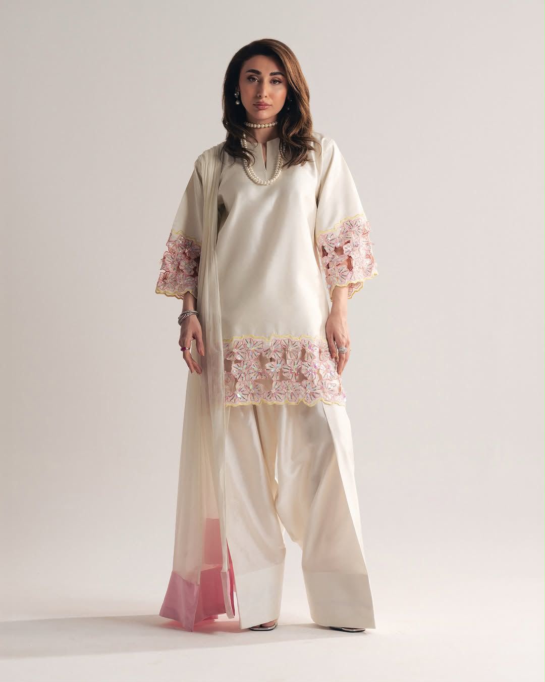 NSR 889 White in Color Natural Crepe Embroidery Work Salwar Suit . Affordable Price ₹2399. Delivery 4-6 Working Days. Shop now. | Jump Suits, Salwar suit, Casual Suits, Creative suits, Designer Suits, Palazzo Suits, Party Wear Suits, Patiala Suits, Straight Suits