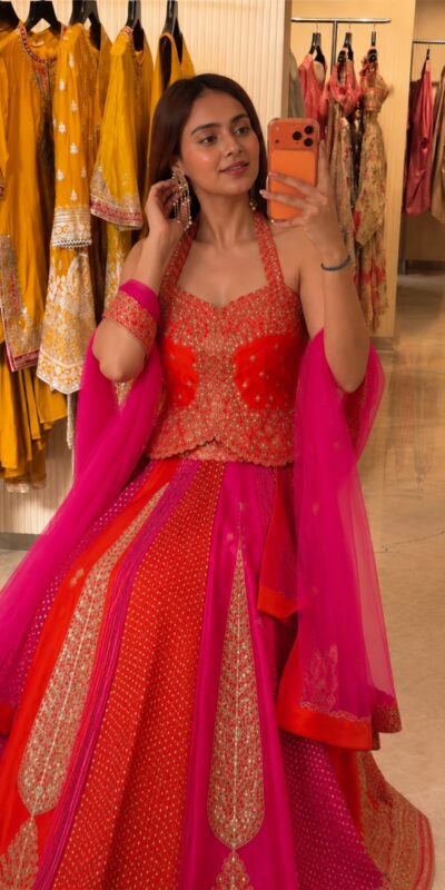 BB 85 Orange Shiny Chinon Silk Sequence Work Lehenga Choli Perfect for Wedding, Party, Ganesh Chaturthi, Baby Shower, Makar Affordable Price ₹2999. /- | Lehenga, Bollywood Lehenga, Creative Lehenga, Designer Lehenga, Embroidered Lehenga, Party Wear Lehenga