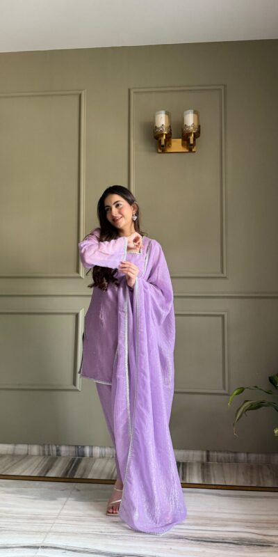 KB 297 Lavender Crunchy Silk Salwar Suit with Embroidery Work. Wedding, Party, Festive, Events Best Price ₹2029. Delivery 4-6 Working Days. Shop now. | Jump Suits, Salwar suit, Casual Suits, Creative suits, Designer Suits, Palazzo Suits, Party Wear Suits, Patiala Suits, Straight Suits