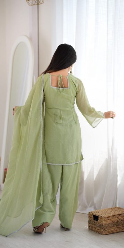 KB 297 Pista Crunchy Silk Salwar Suit with Embroidery Work. Wedding, Party, Festive, Events Best Price ₹2029. Delivery 4-6 Working Days. Shop now. | Jump Suits, Salwar suit, Casual Suits, Creative suits, Designer Suits, Palazzo Suits, Party Wear Suits, Patiala Suits, Straight Suits