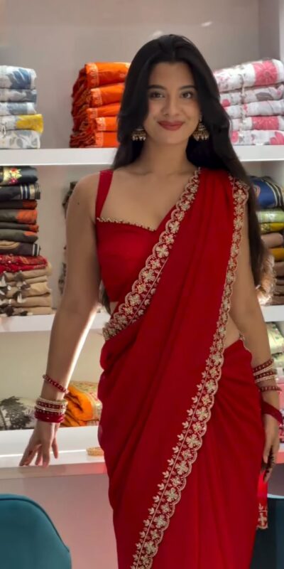 KD 649 Red Color Faux Georgette Embroidery Sequins Work Saree Casual, Wedding, Festive, Events . Expected Delivery 4-6 Working Days @1999/- only | Sarees, Bollywood Sarees, Creative Sarees, Designer Sarees, Embroidered Sarees, Ethnic Saree, Modern Digital sarees, Party Wear Sarees