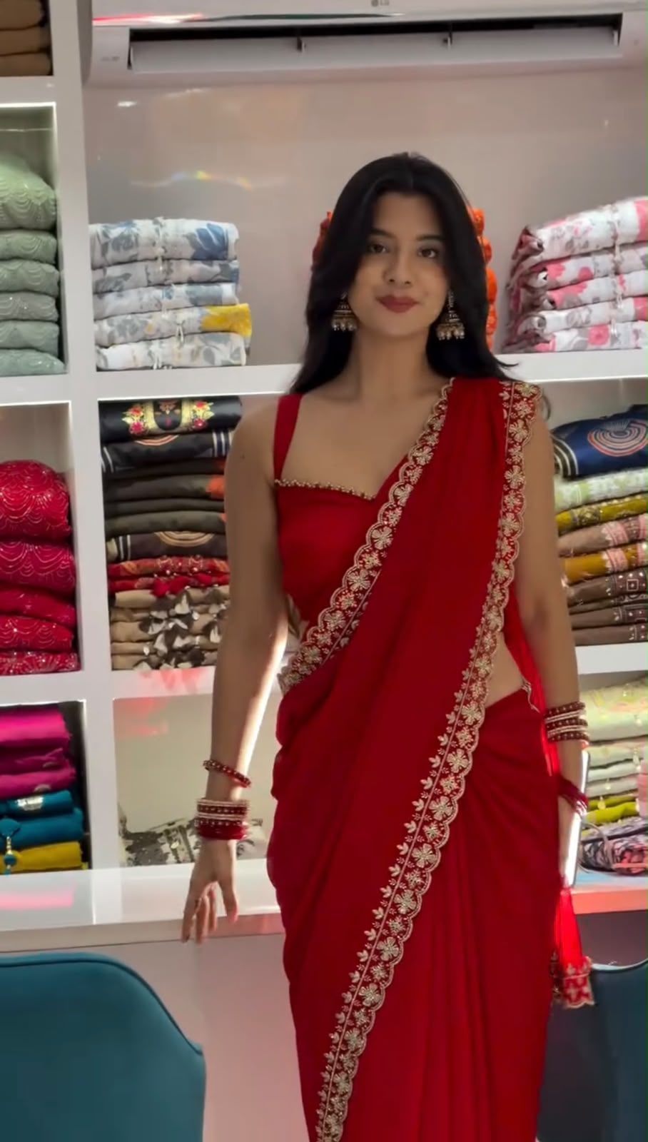 KD 649 Red Color Faux Georgette Embroidery Sequins Work Saree Casual, Wedding, Festive, Events . Expected Delivery 4-6 Working Days @1999/- only | Sarees, Bollywood Sarees, Creative Sarees, Designer Sarees, Embroidered Sarees, Ethnic Saree, Modern Digital sarees, Party Wear Sarees