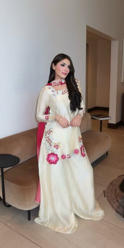 MF 525 Off White Color Roman Silk Salwar Suit with Embroidery Work. Available at ₹2399 only. Delivery 4-6 Working Days. Shop now. | Jump Suits, Salwar suit, Casual Suits, Creative suits, Designer Suits, Palazzo Suits, Party Wear Suits, Patiala Suits, Straight Suits