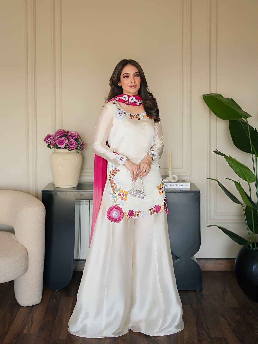 MF 525 Off White Color Roman Silk Salwar Suit with Embroidery Work. Available at ₹2399 only. Delivery 4-6 Working Days. Shop now. | Jump Suits, Salwar suit, Casual Suits, Creative suits, Designer Suits, Palazzo Suits, Party Wear Suits, Patiala Suits, Straight Suits
