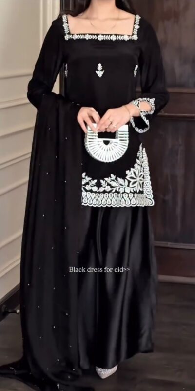 KD 1578 Black in Color Natural Crepe Embroidery Work Salwar Suit . Affordable Price ₹2199. Delivery 4-6 Working Days. Shop now. | Jump Suits, Salwar suit, Casual Suits, Creative suits, Designer Suits, Palazzo Suits, Party Wear Suits, Patiala Suits, Straight Suits