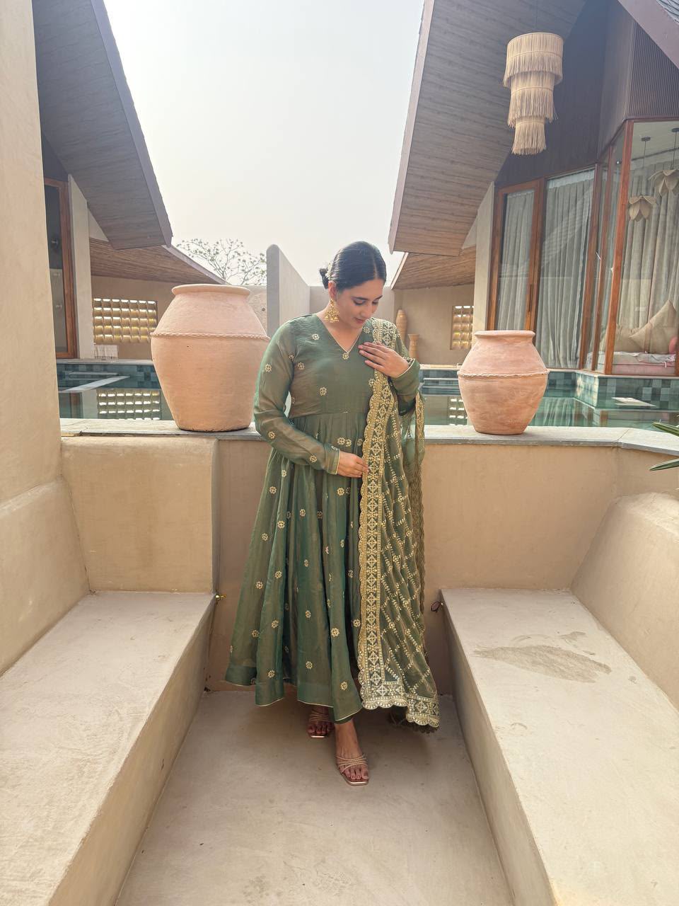 MD 3086 Pista Moss Fendy Salwar Suit Perfect for Wedding, Party, Baby Shower, Engagement, Bridal Wear – . Get it for ₹2849. Delivery 4-6 Working Days. | Anarkali Suits, Bollywood Anarkali, Creative-Anarkali, Designer Anarkali, Embroidered Anarkali, Party Wear Anarkali