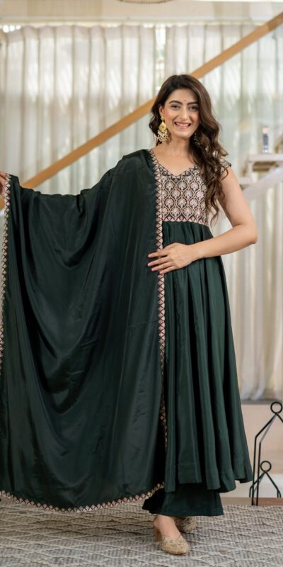 MD 3112 Teal in Color Natural Crepe Embroidery Work Salwar Suit . Affordable Price ₹2349. Delivery 4-6 Working Days. Shop now. | Jump Suits, Salwar suit, Casual Suits, Creative suits, Designer Suits, Palazzo Suits, Party Wear Suits, Patiala Suits, Straight Suits