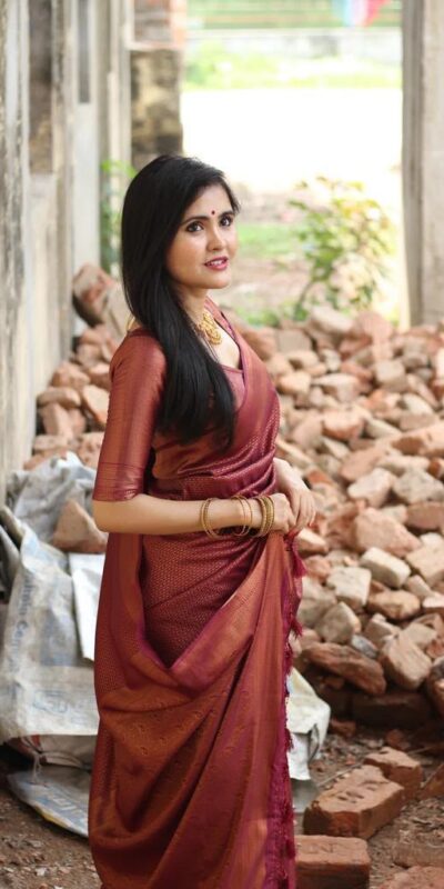 KPR 172 Maroon Soft Lichi Silk Cloth. With Lace Work & Lace Border Saree . Grab it for ₹1549. Delivery 4-6 Working Days. Shop now. | Sarees, Bollywood Sarees, Creative Sarees, Designer Sarees, Embroidered Sarees, Ethnic Saree, Modern Digital sarees, Party Wear Sarees
