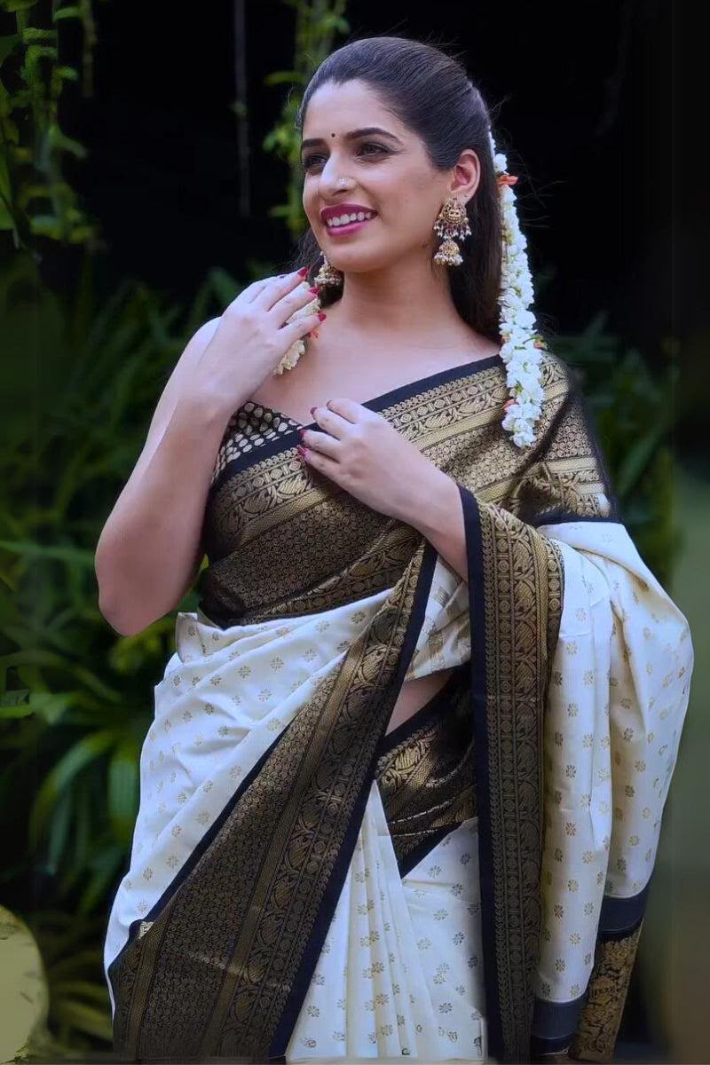 KP 6019 White Soft Lichi Silk Cloth. With Lace Work & Lace Border Saree . Grab it for ₹1649. Delivery 4-6 Working Days. Shop now. | Sarees, Bollywood Sarees, Creative Sarees, Designer Sarees, Embroidered Sarees, Ethnic Saree, Modern Digital sarees, Party Wear Sarees