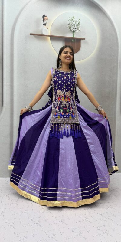PC 579A Lavender in Color Vichitra Silk Embroidery Work Lehenga Choli . Now at just ₹3149. Delivery 4-6 Working Days. Shop now. | Lehenga, Bollywood Lehenga, Creative Lehenga, Designer Lehenga, Embroidered Lehenga, Party Wear Lehenga