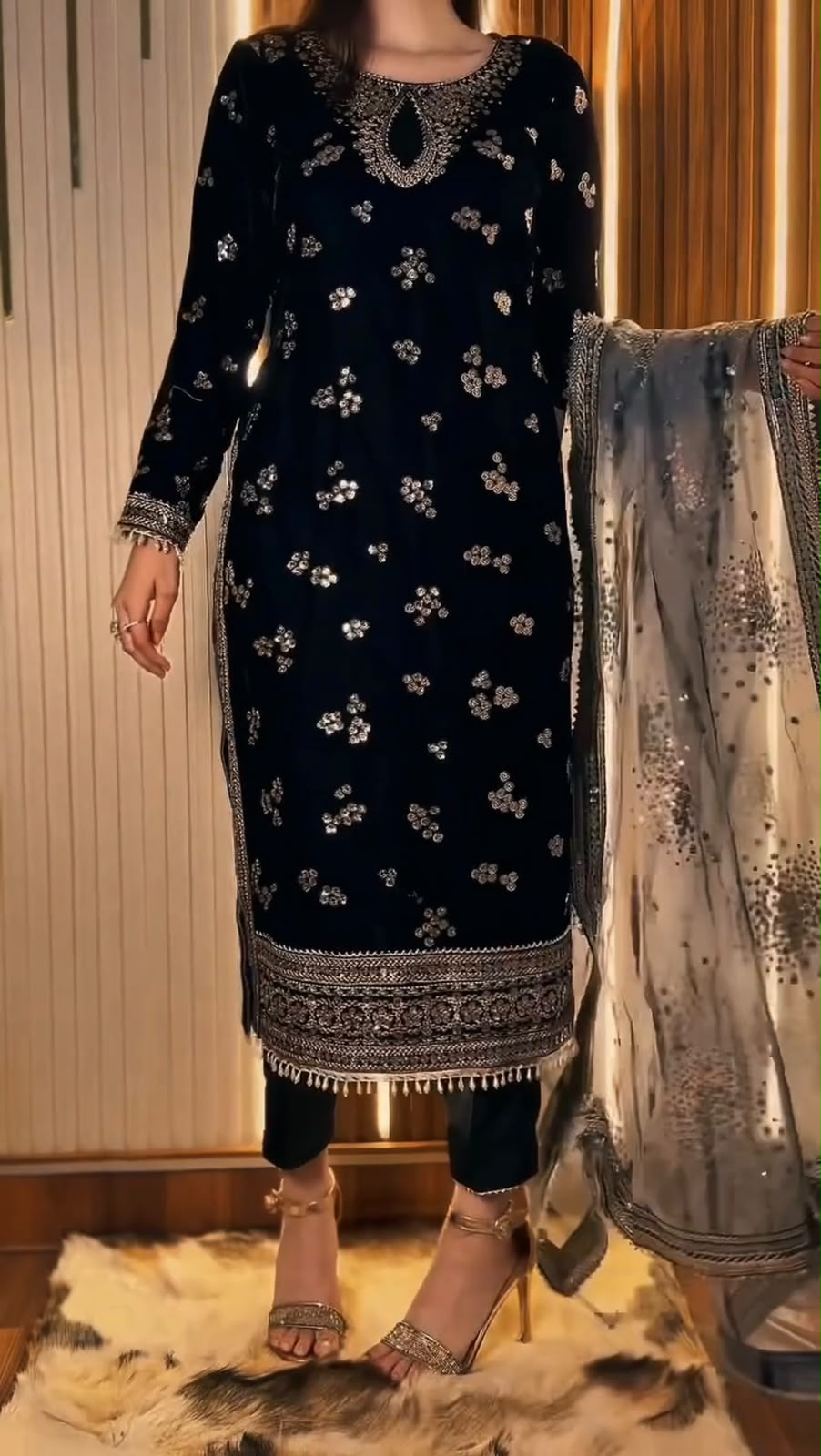 DB 50 Black 9000 Velvet Salwar Suit. Perfect for Wedding, Party, Bridal Wear, Onam, Karwa Chauth – Exclusive Offer ₹2449. Delivery 4-6 Working Days. | Jump Suits, Salwar suit, Casual Suits, Creative suits, Designer Suits, Palazzo Suits, Party Wear Suits, Patiala Suits, Straight Suits