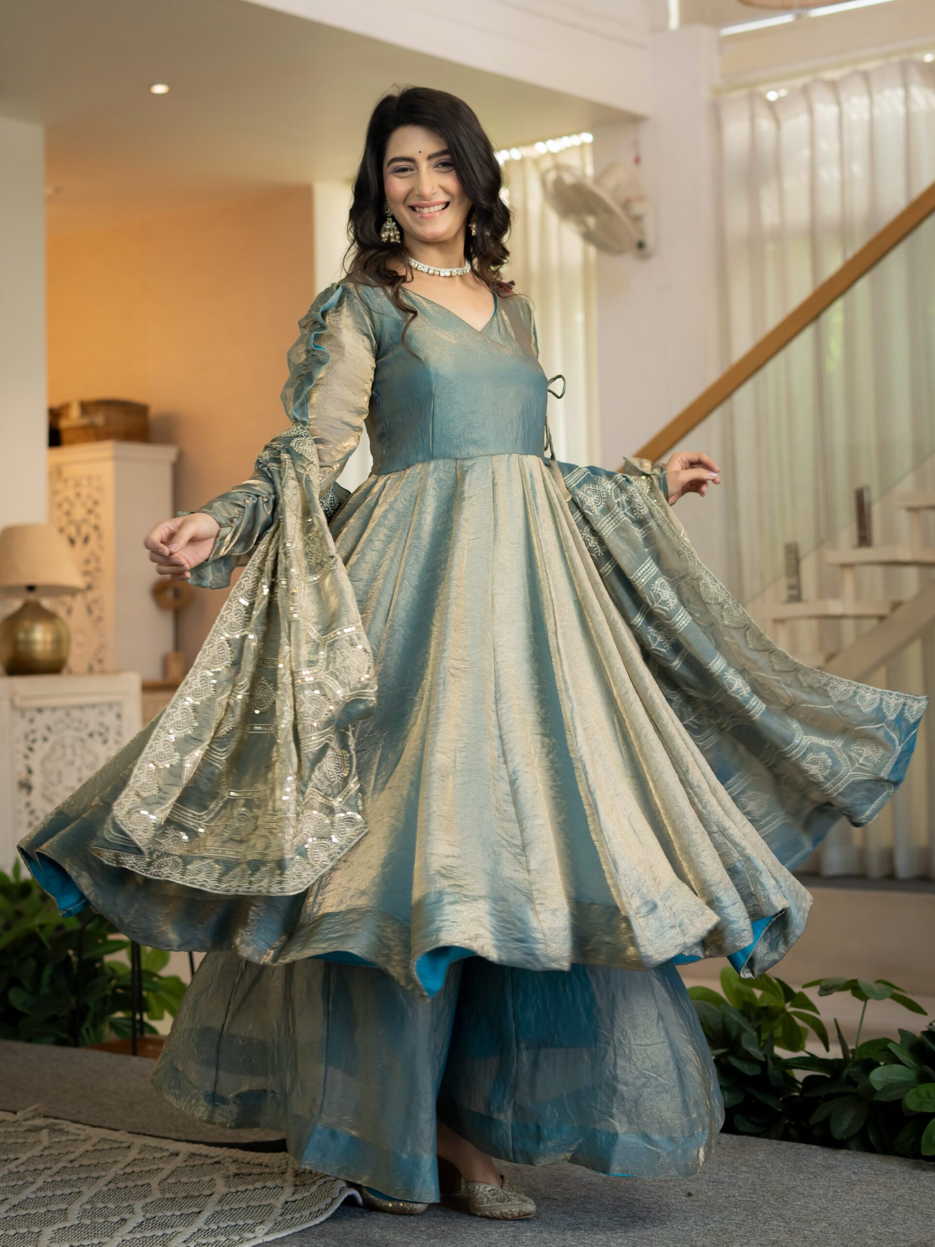 ND 5077 Teal in Color Fendy Silk Designer Work Salwar Suit . Introductory Price ₹2649. Delivery 4-6 Working Days. Shop now. | Jump Suits, Salwar suit, Casual Suits, Creative suits, Designer Suits, Palazzo Suits, Party Wear Suits, Patiala Suits, Straight Suits