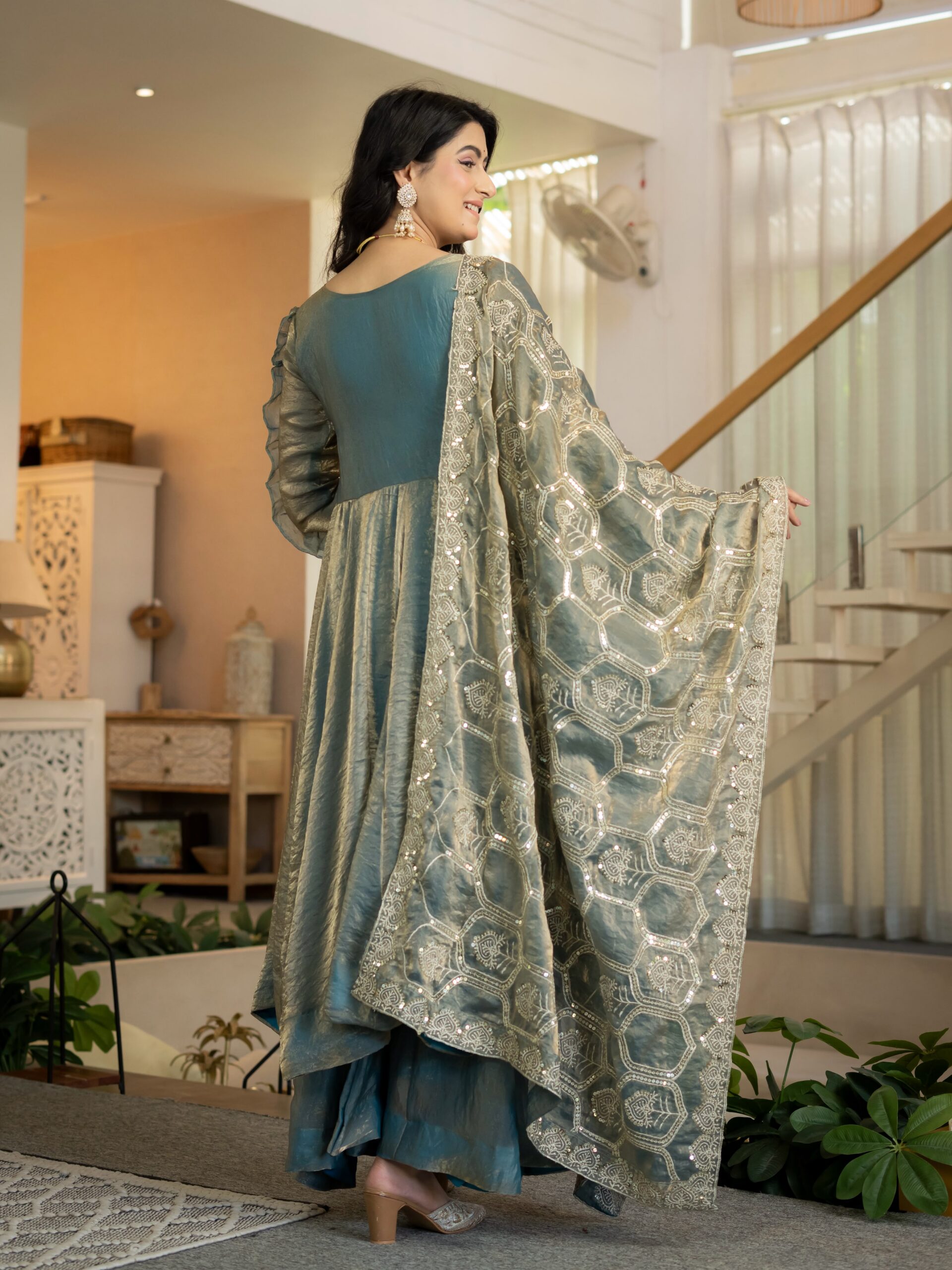 ND 5077 Teal in Color Fendy Silk Designer Work Salwar Suit . Introductory Price ₹2649. Delivery 4-6 Working Days. Shop now. | Jump Suits, Salwar suit, Casual Suits, Creative suits, Designer Suits, Palazzo Suits, Party Wear Suits, Patiala Suits, Straight Suits