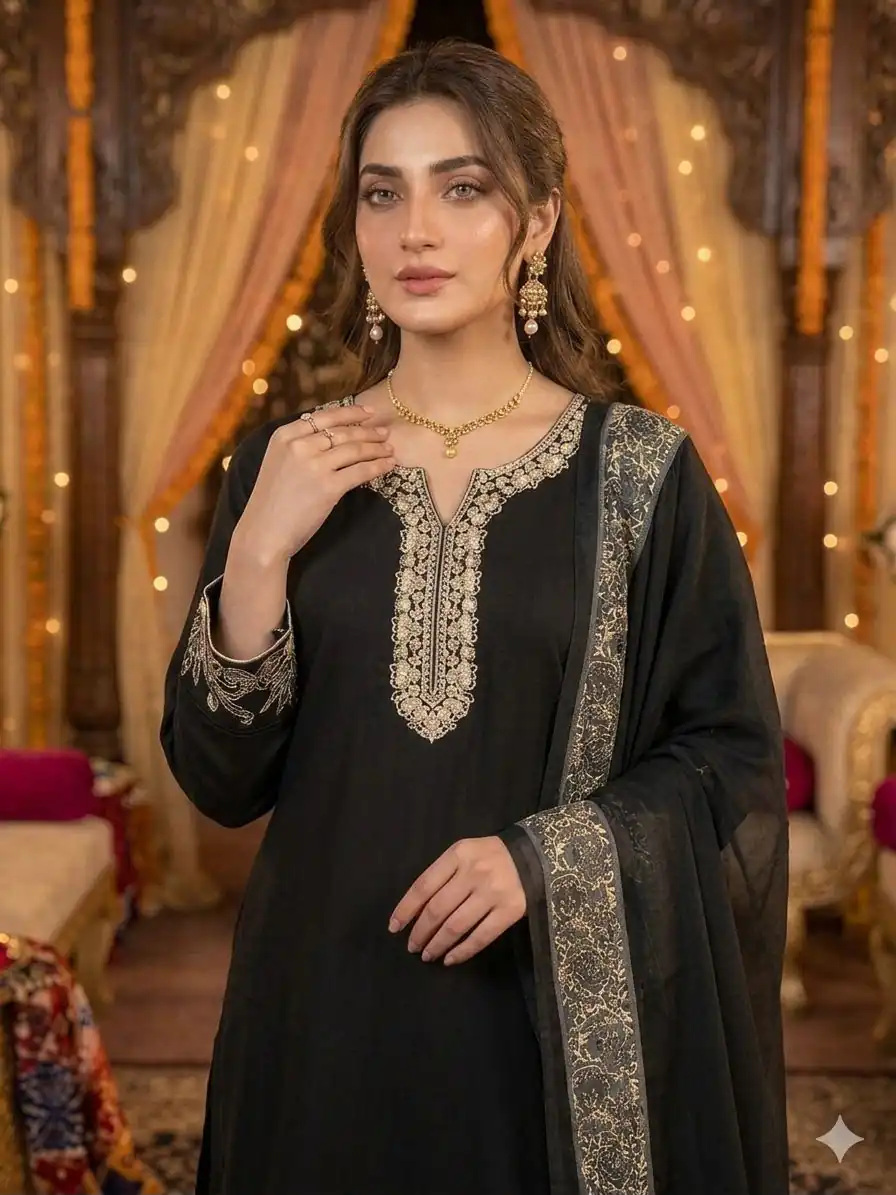 LG 2107 Black Rayon Salwar Suit with Embroidery Work & Mirror Work. Grab it for ₹1999. Delivery 4-6 Working Days. Shop now. | Jump Suits, Salwar suit, Casual Suits, Creative suits, Designer Suits, Palazzo Suits, Party Wear Suits, Patiala Suits, Straight Suits