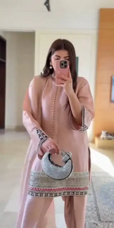 Aglow Light Pink Natural Crap Embroidery Work Salwar Suit | Jump Suits, Salwar suit, Casual Suits, Creative suits, Designer Suits, Palazzo Suits, Party Wear Suits, Patiala Suits, Straight Suits