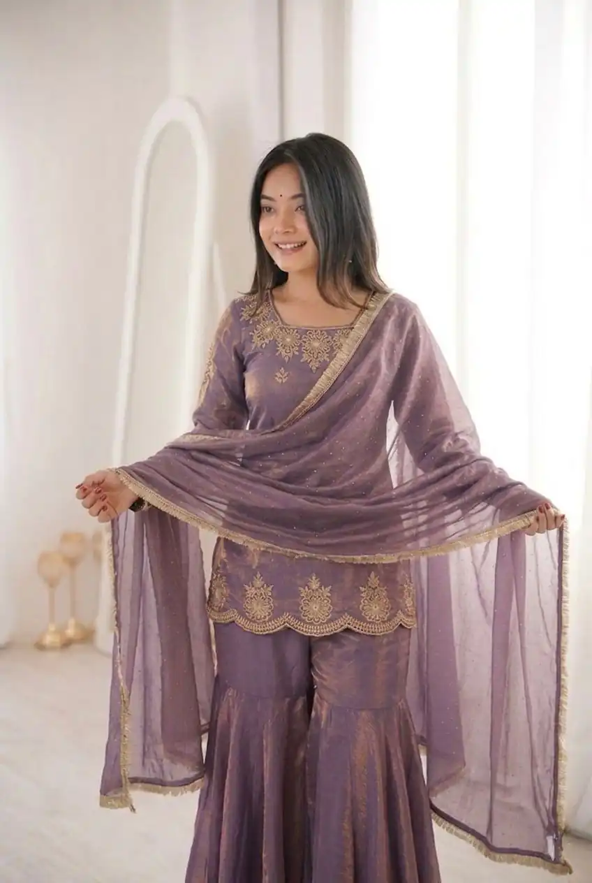 ZSR 3166 Purple Color Fendy Silk With Embroidery Work Salwar Suit. Get it for ₹2149. Delivery 4-6 Working Days. Online Shop now. | Jump Suits, Salwar suit, Casual Suits, Creative suits, Designer Suits, Palazzo Suits, Party Wear Suits, Patiala Suits, Straight Suits