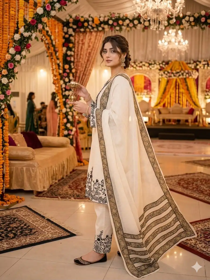 LG 2107 White Rayon Salwar Suit with Embroidery Work & Mirror Work. Grab it for ₹1999. Delivery 4-6 Working Days. Shop now. | Jump Suits, Salwar suit, Casual Suits, Creative suits, Designer Suits, Palazzo Suits, Party Wear Suits, Patiala Suits, Straight Suits