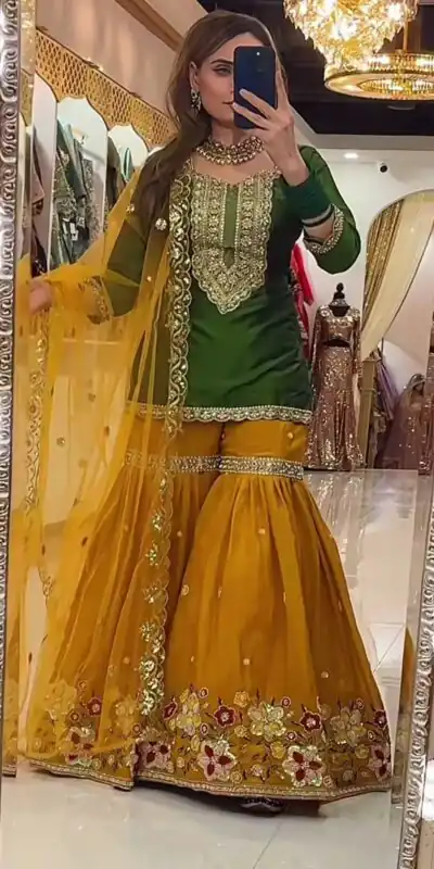 Alluring Green Georgette Embroider Work Salwar Suit | Jump Suits, Salwar suit, Casual Suits, Creative suits, Designer Suits, Palazzo Suits, Party Wear Suits, Patiala Suits, Straight Suits