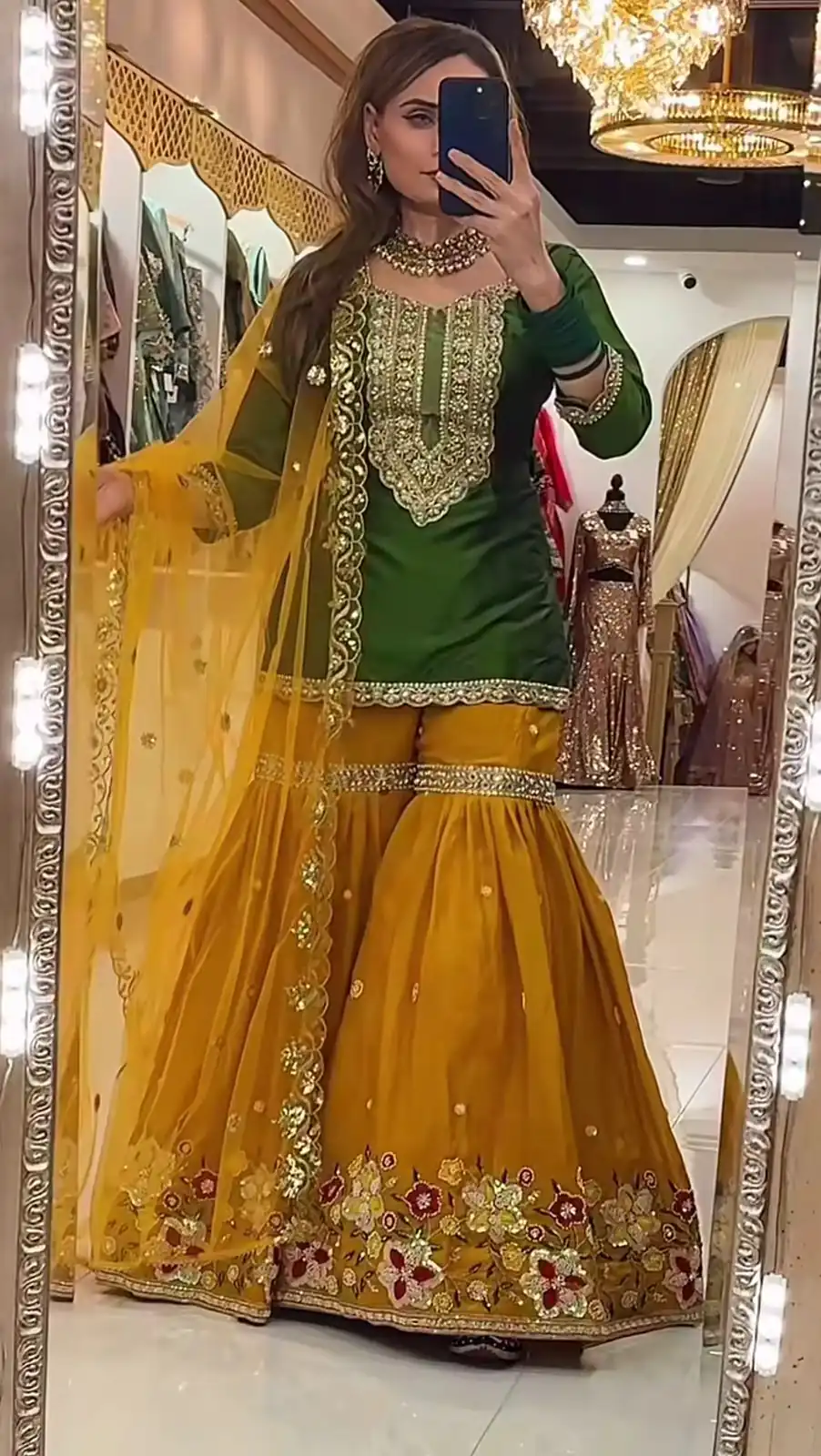 Alluring Green Georgette Embroider Work Salwar Suit | Jump Suits, Salwar suit, Casual Suits, Creative suits, Designer Suits, Palazzo Suits, Party Wear Suits, Patiala Suits, Straight Suits