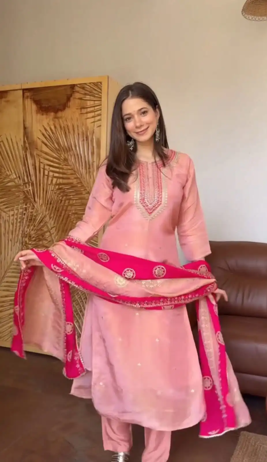 DC 119 Pink Chinon Salwar Suit with Embroidery Work & Digital Print. Festive Deal ₹1899. Delivery 4-6 Working Days. Shop now. | Jump Suits, Salwar suit, Casual Suits, Creative suits, Designer Suits, Palazzo Suits, Party Wear Suits, Patiala Suits, Straight Suits