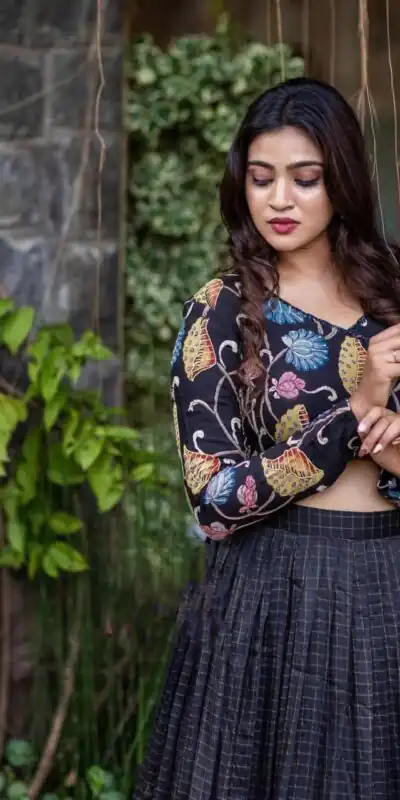 Black Chant Crepe Digital Print Lehenga Choli | Lehenga, Bollywood Lehenga, Creative Lehenga, Designer Lehenga, Embroidered Lehenga, Party Wear Lehenga