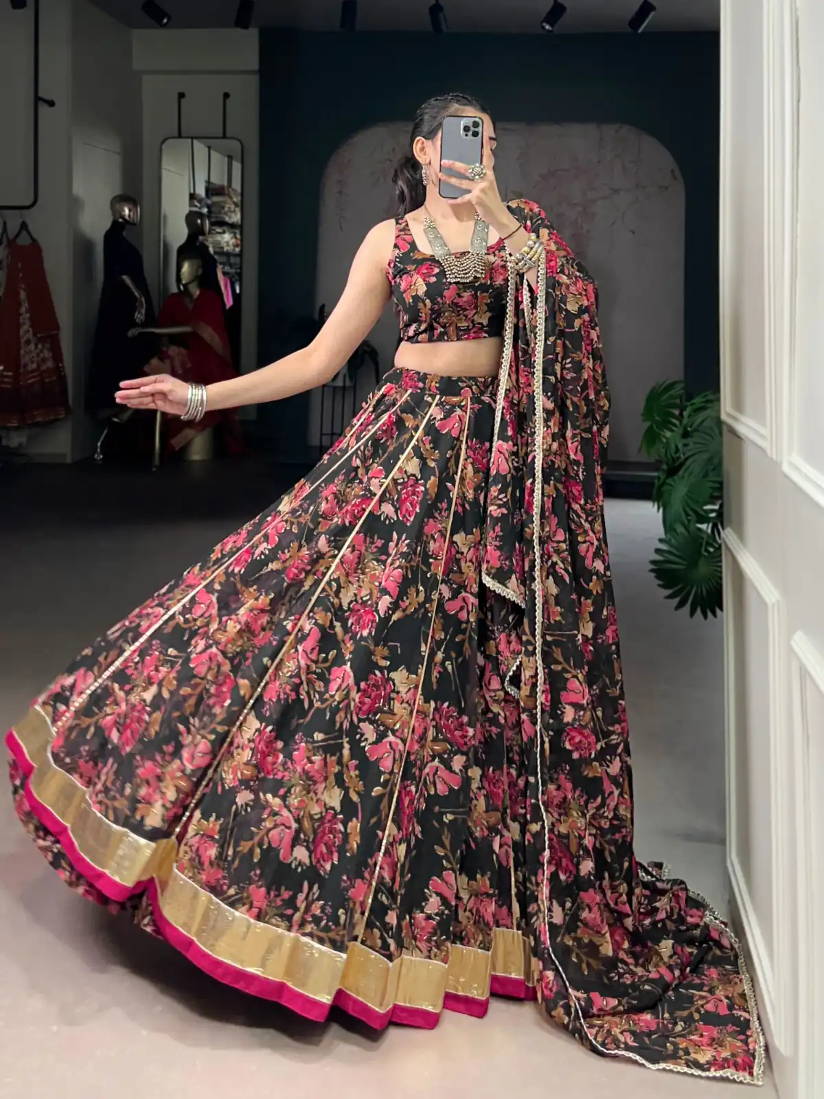 Black Chiffon Embossed Lehenga Choli | Lehenga, Bollywood Lehenga, Creative Lehenga, Designer Lehenga, Embroidered Lehenga, Party Wear Lehenga