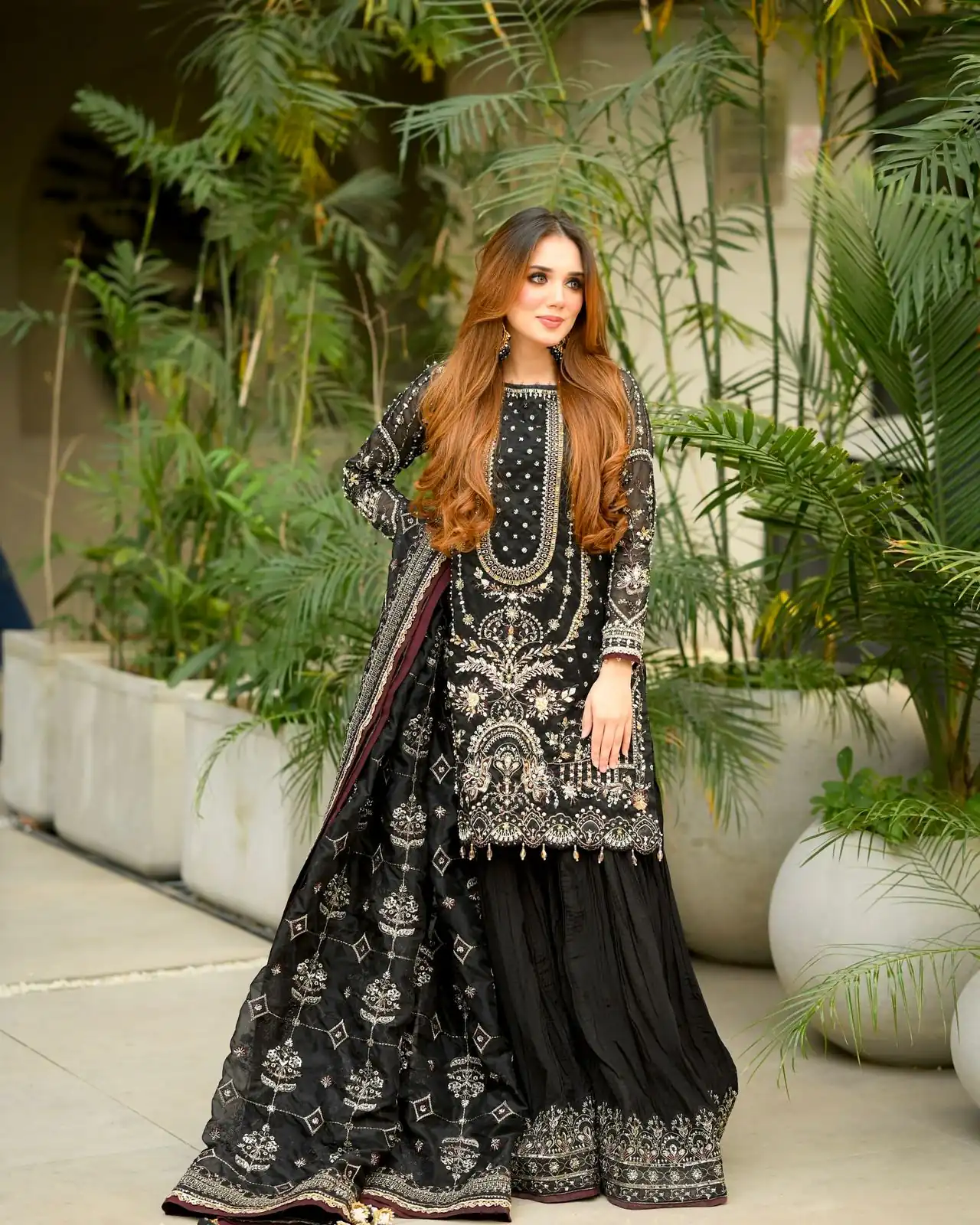 Black Crush Georgette Sequence Work Salwar Suit | Jump Suits, Salwar suit, Casual Suits, Creative suits, Designer Suits, Palazzo Suits, Party Wear Suits, Patiala Suits, Straight Suits
