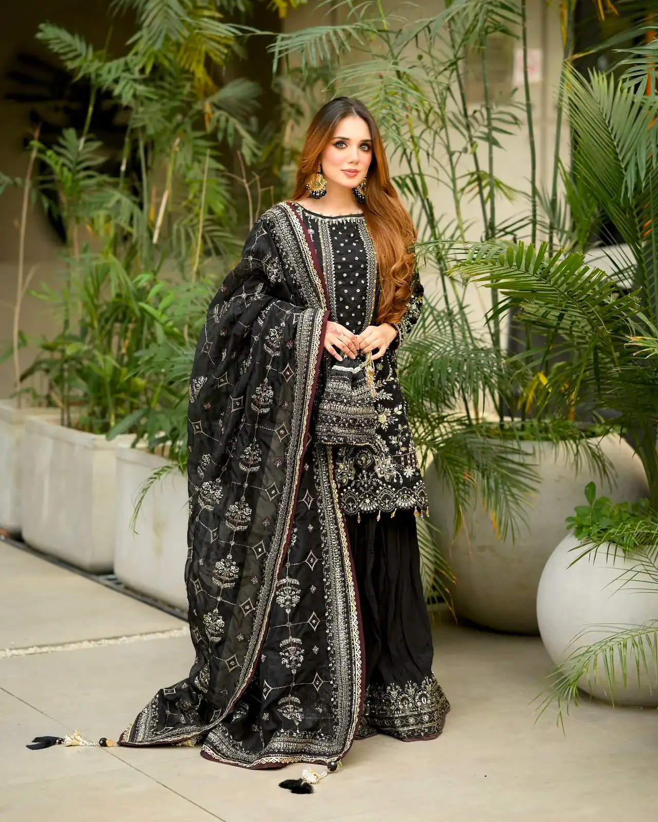 Black Crush Georgette Sequence Work Salwar Suit | Jump Suits, Salwar suit, Casual Suits, Creative suits, Designer Suits, Palazzo Suits, Party Wear Suits, Patiala Suits, Straight Suits
