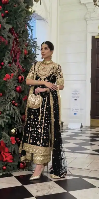 Black Faux Georgette Sequence Work Salwar Suit | Jump Suits, Salwar suit, Casual Suits, Creative suits, Designer Suits, Palazzo Suits, Party Wear Suits, Patiala Suits, Straight Suits