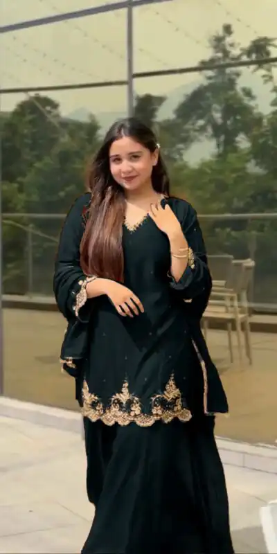 Black Fox Georgette Lace Embroidery Work Salwar Suit | Jump Suits, Salwar suit, Casual Suits, Creative suits, Designer Suits, Palazzo Suits, Party Wear Suits, Patiala Suits, Straight Suits