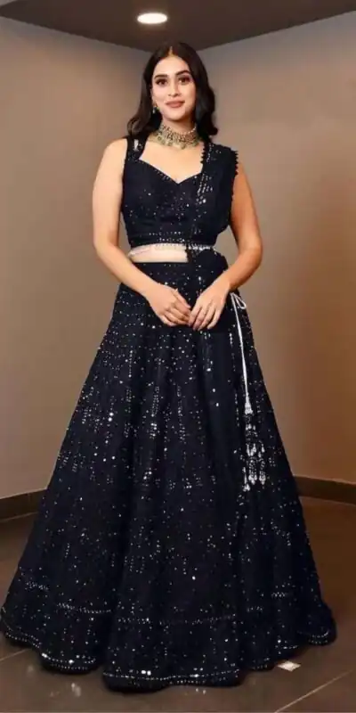 Black Georgette Embroidery Work Lehenga Choli | Lehenga, Bollywood Lehenga, Creative Lehenga, Designer Lehenga, Embroidered Lehenga, Party Wear Lehenga