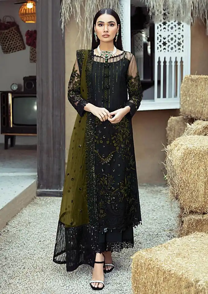 Black Georgette Embroidery Work Salwar Suit | Salwar suit, Casual Suits, Creative suits, Designer Suits, Palazzo Suits, Party Wear Suits, Patiala Suits, Straight Suits