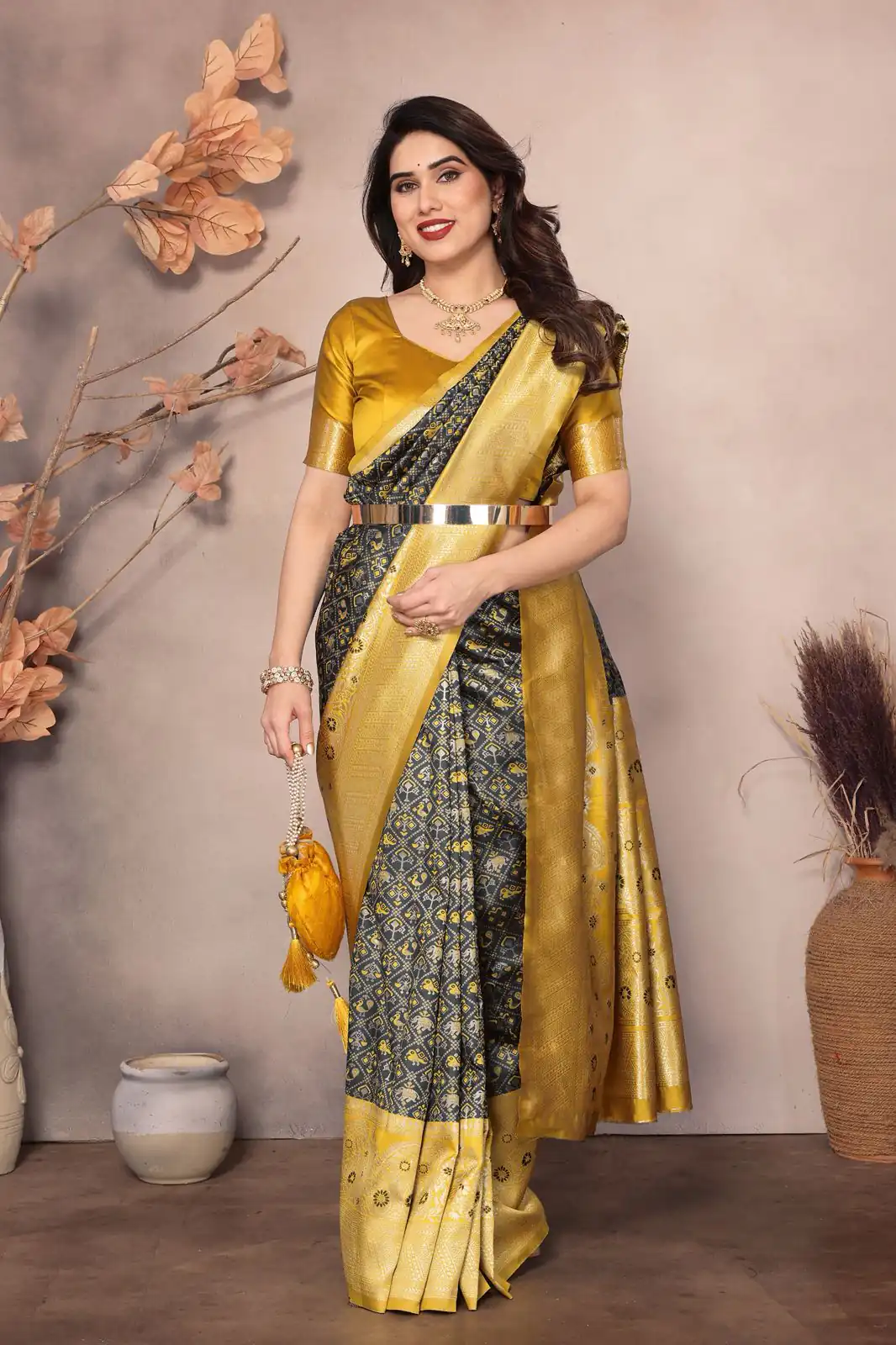 Black Lichi Silk Jacquard Rich Pallu Saree | Sarees, Bollywood Sarees, Creative Sarees, Designer Sarees, Embroidered Sarees, Ethnic Saree, Modern Digital sarees, Party Wear Sarees