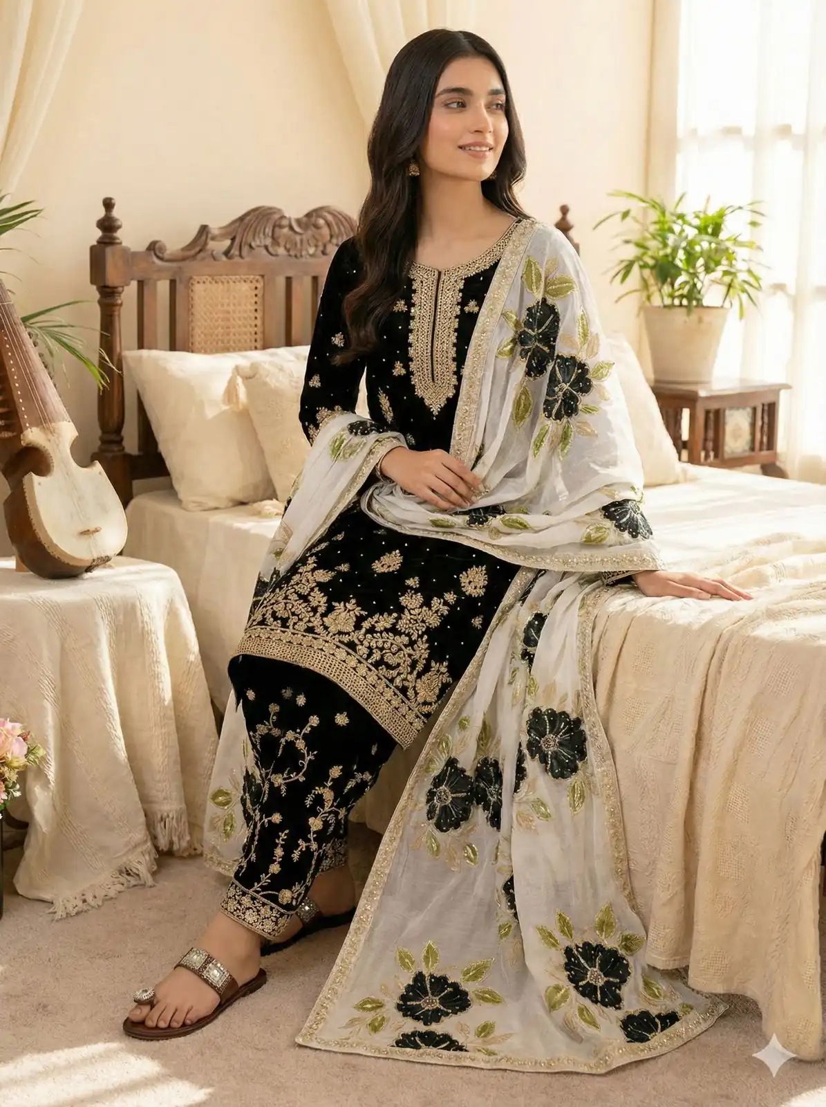 Black Organza Silk Lace Embroidery Work Salwar Suit | Jump Suits, Salwar suit, Casual Suits, Creative suits, Designer Suits, Palazzo Suits, Party Wear Suits, Patiala Suits, Straight Suits