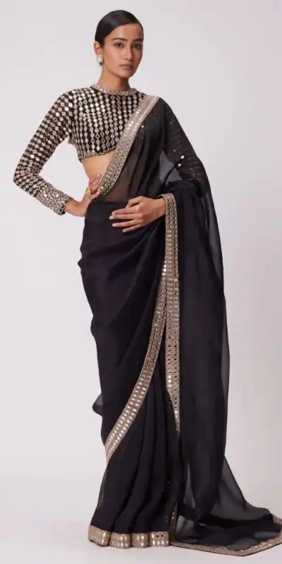 Black Rangoli Silk Heavy Coding Embroidery Lace In Border Saree | Sarees, Bollywood Sarees, Creative Sarees, Designer Sarees, Embroidered Sarees, Ethnic Saree, Modern Digital sarees, Party Wear Sarees